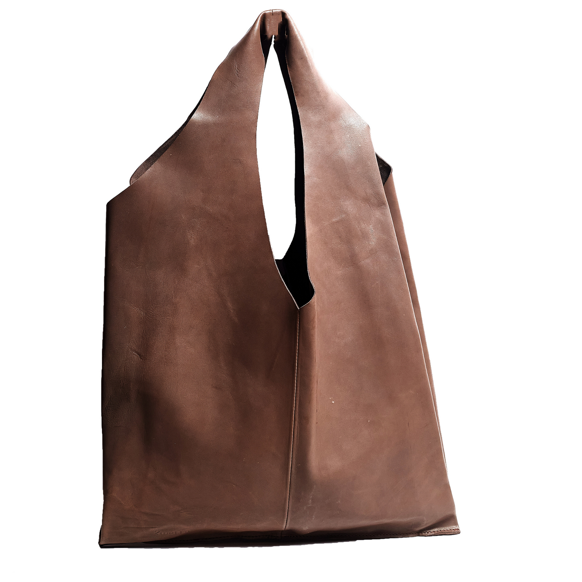 Trinity bag in brown sheep leather
