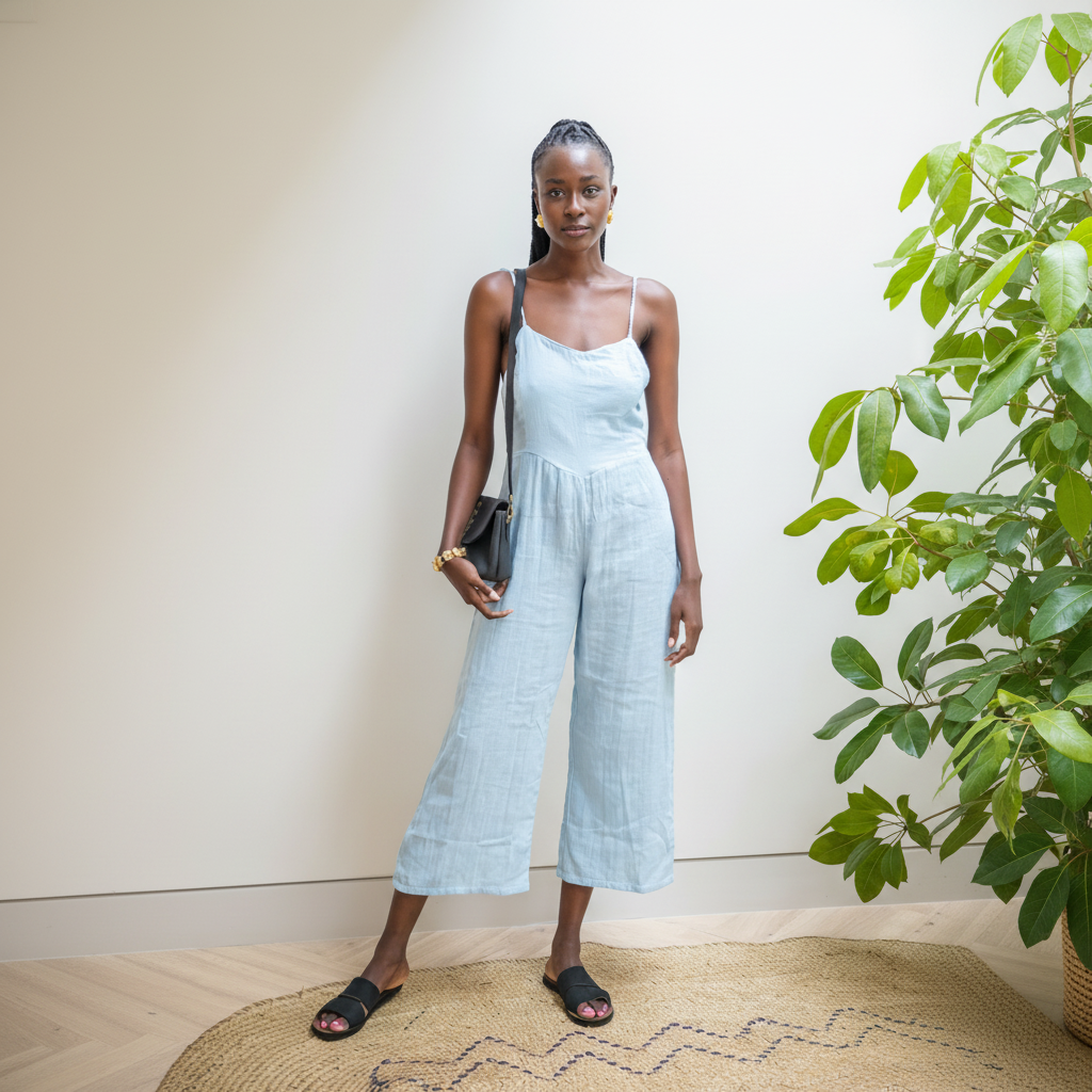 Light Blue Jumpsuit - 2048x2048px